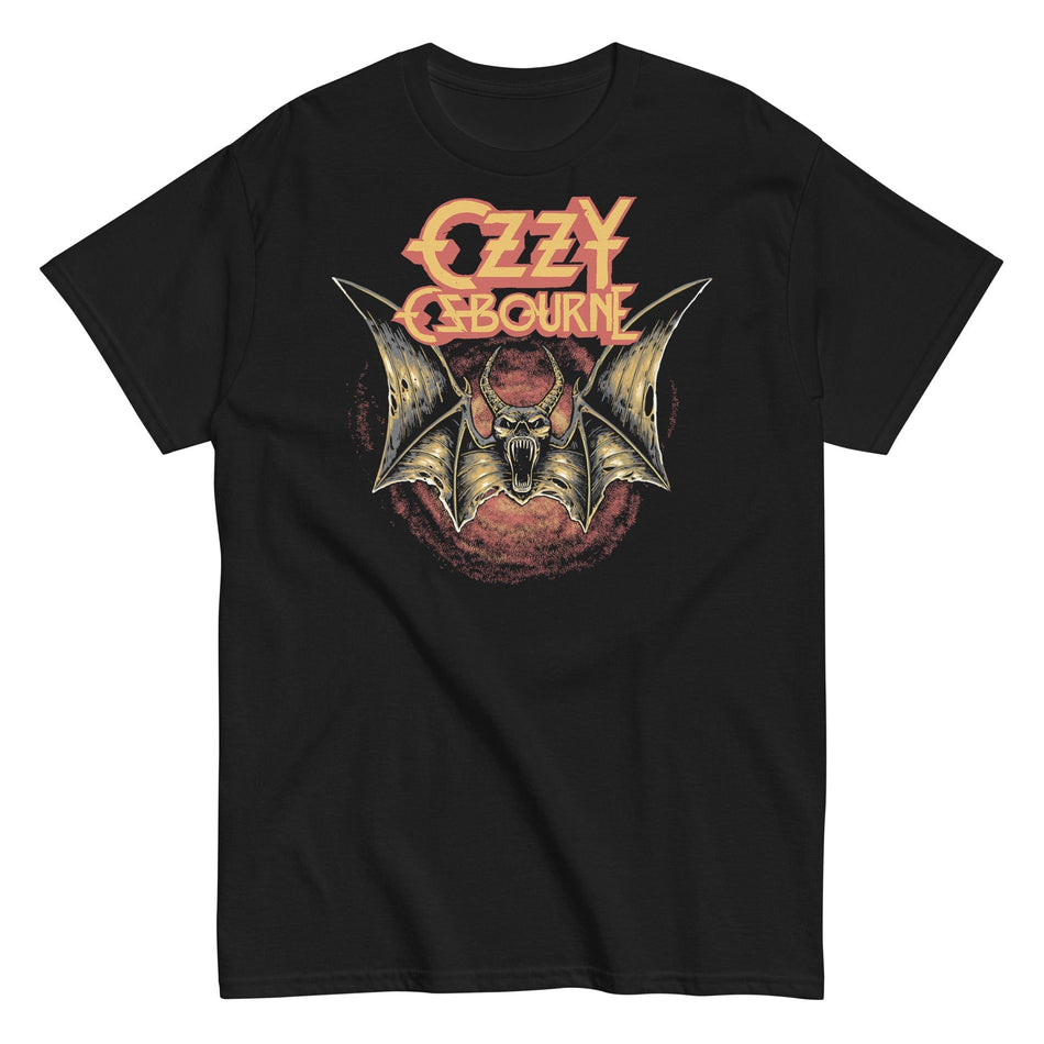 MerchMoment Ozzy Osbourne - Screaming Bat T-Shirt Black