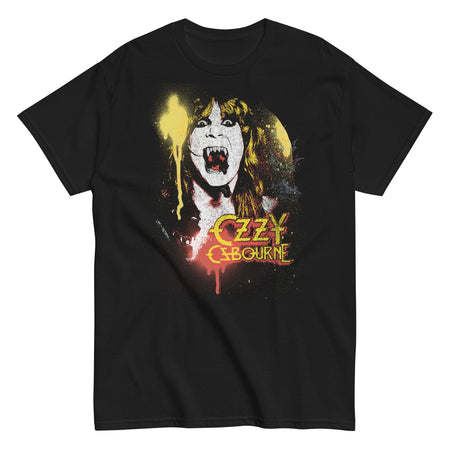 MerchMoment Ozzy Osbourne - Screaming T-Shirt Black