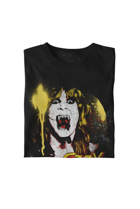 MerchMoment Ozzy Osbourne - Screaming T-Shirt Black