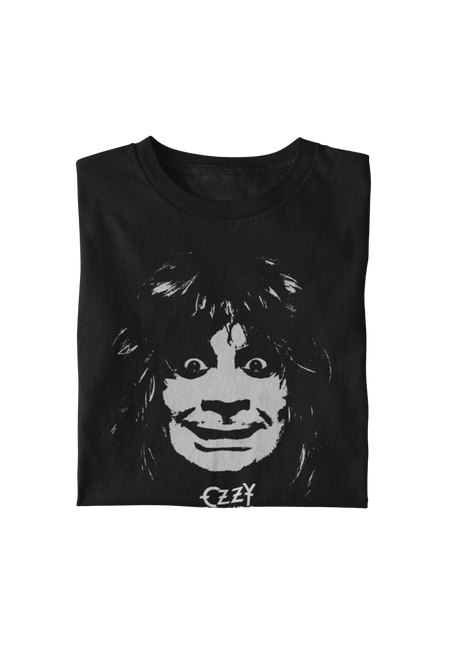 MerchMoment Ozzy Osbourne - Smile T-Shirt Black