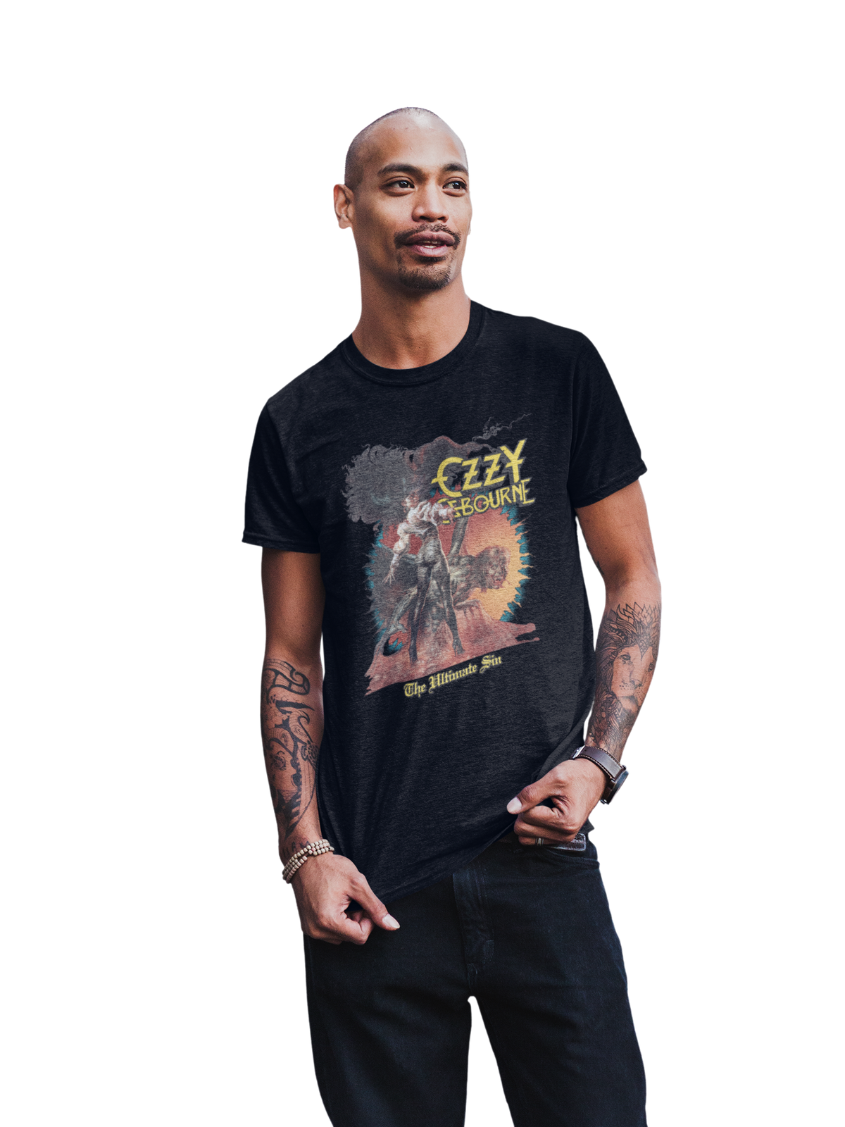 MerchMoment Ozzy Osbourne - The Ultimate Sin T-Shirt Black