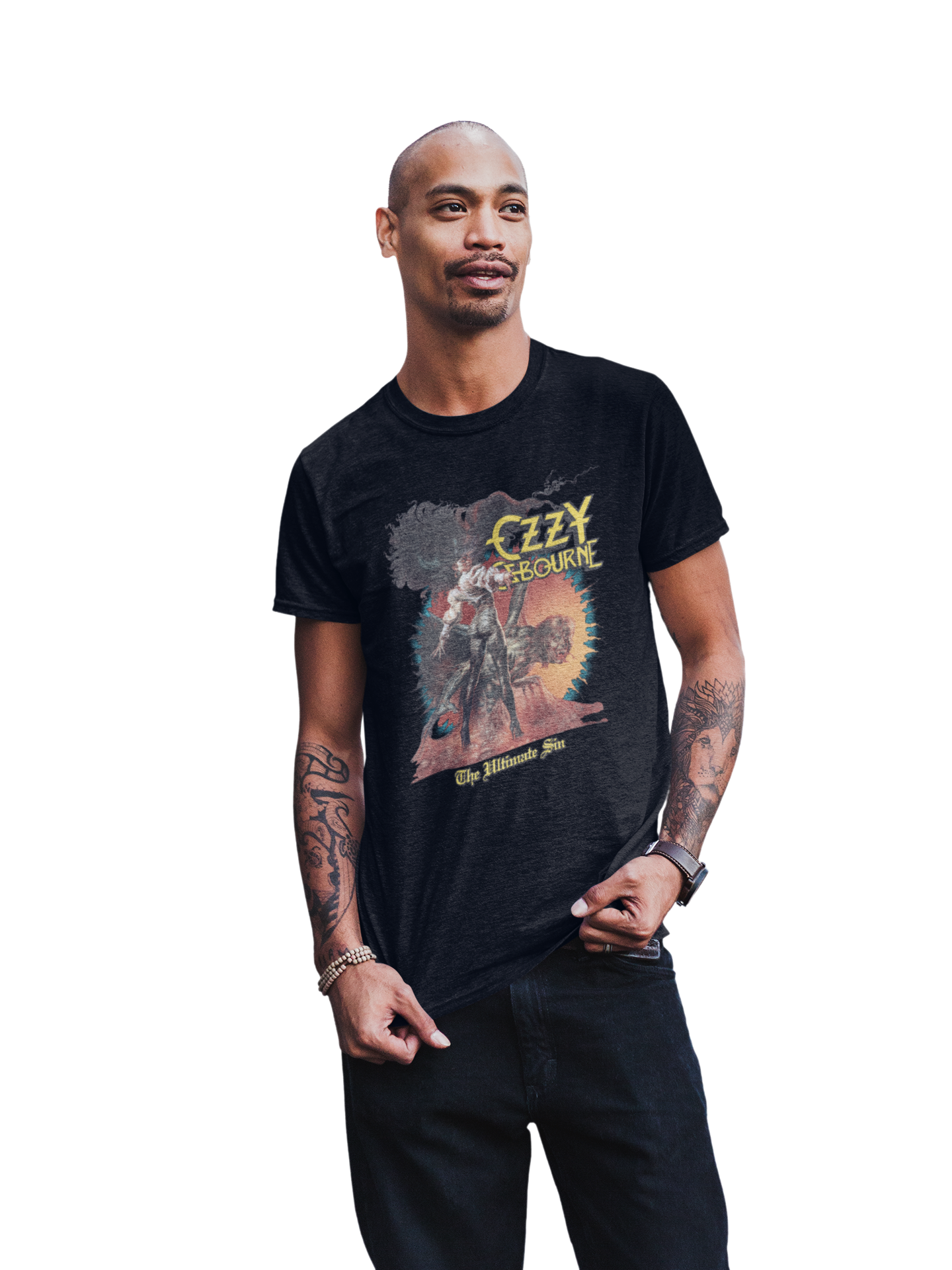 MerchMoment Ozzy Osbourne - The Ultimate Sin T-Shirt Black