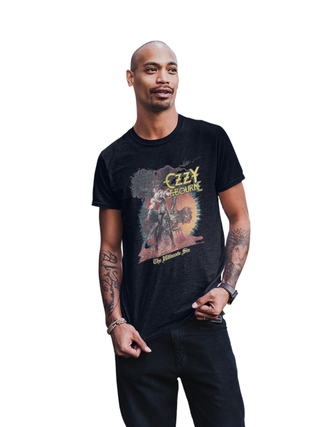 MerchMoment Ozzy Osbourne - The Ultimate Sin T-Shirt Black