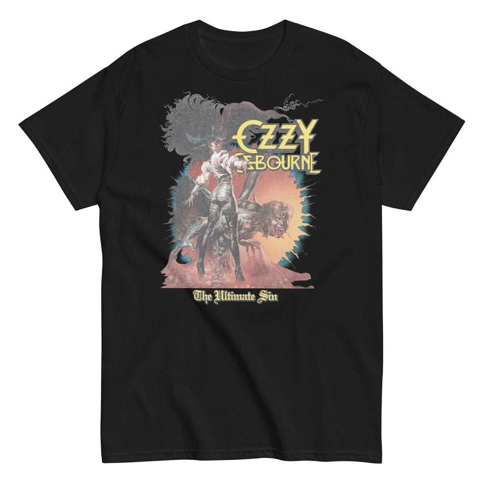 MerchMoment Ozzy Osbourne - The Ultimate Sin T-Shirt Black