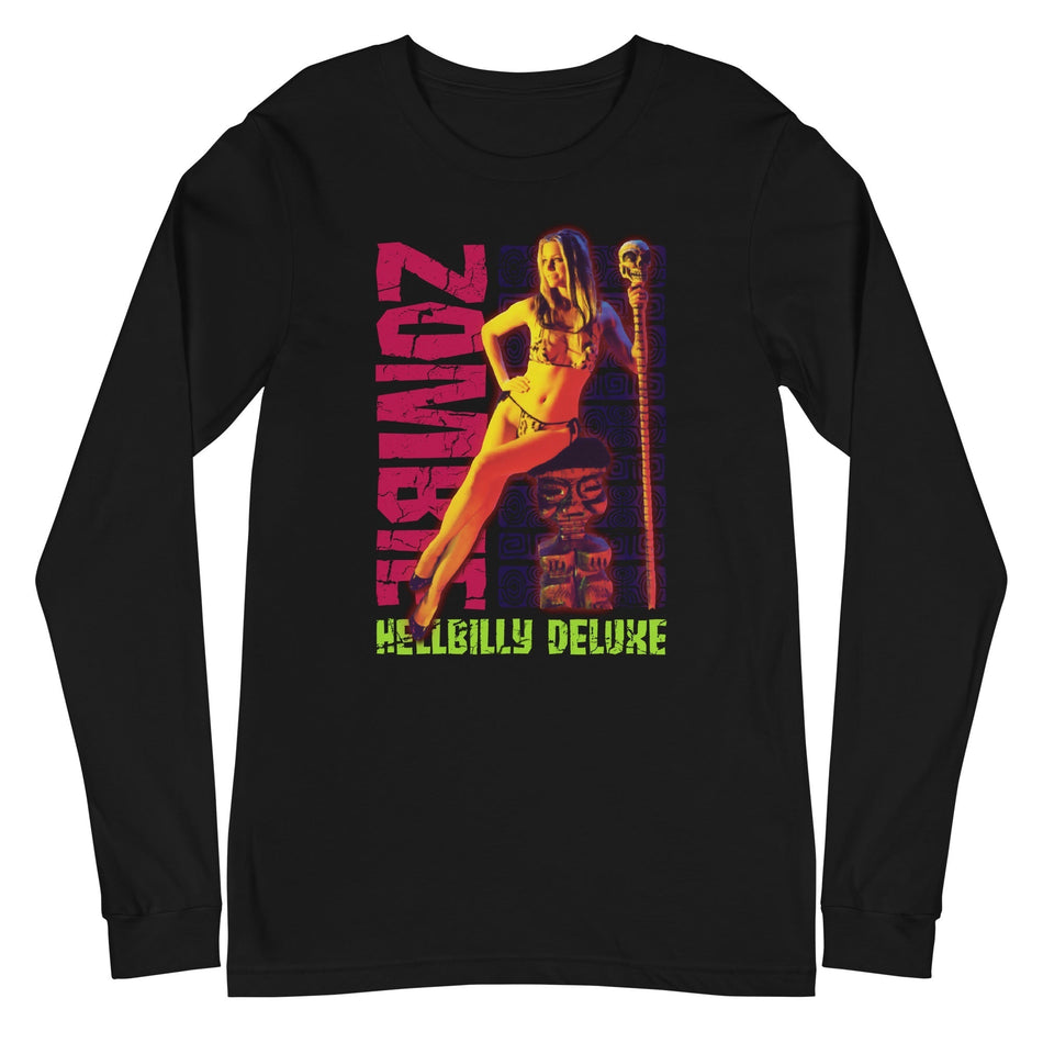 MerchMoment Rob Zombie - Bikini Long Sleeve T-Shirt Black