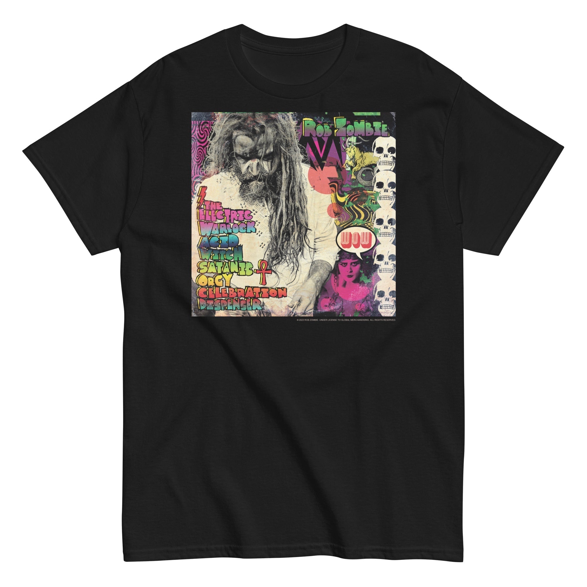 MerchMoment Rob Zombie - Electric Acid T-Shirt Black