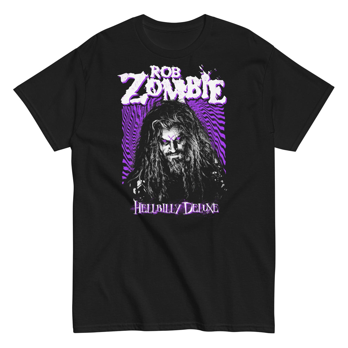 MerchMoment Rob Zombie - Hellbilly Purple T-Shirt Black