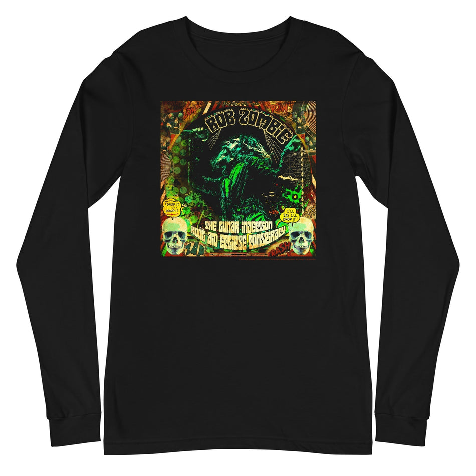 MerchMoment Rob Zombie - Lunar Injection Long Sleeve T-Shirt Black