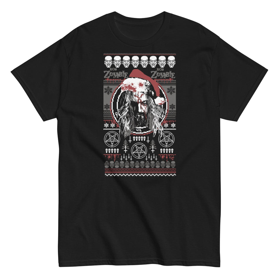 MerchMoment Rob Zombie - Merry Christmas T-Shirt Black