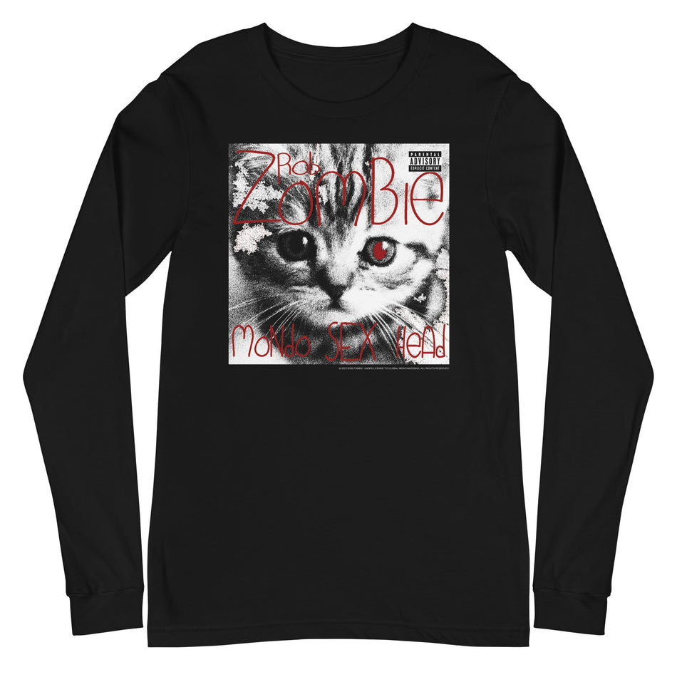 MerchMoment Rob Zombie - Mondo Sex Head Long Sleeve T-Shirt Black