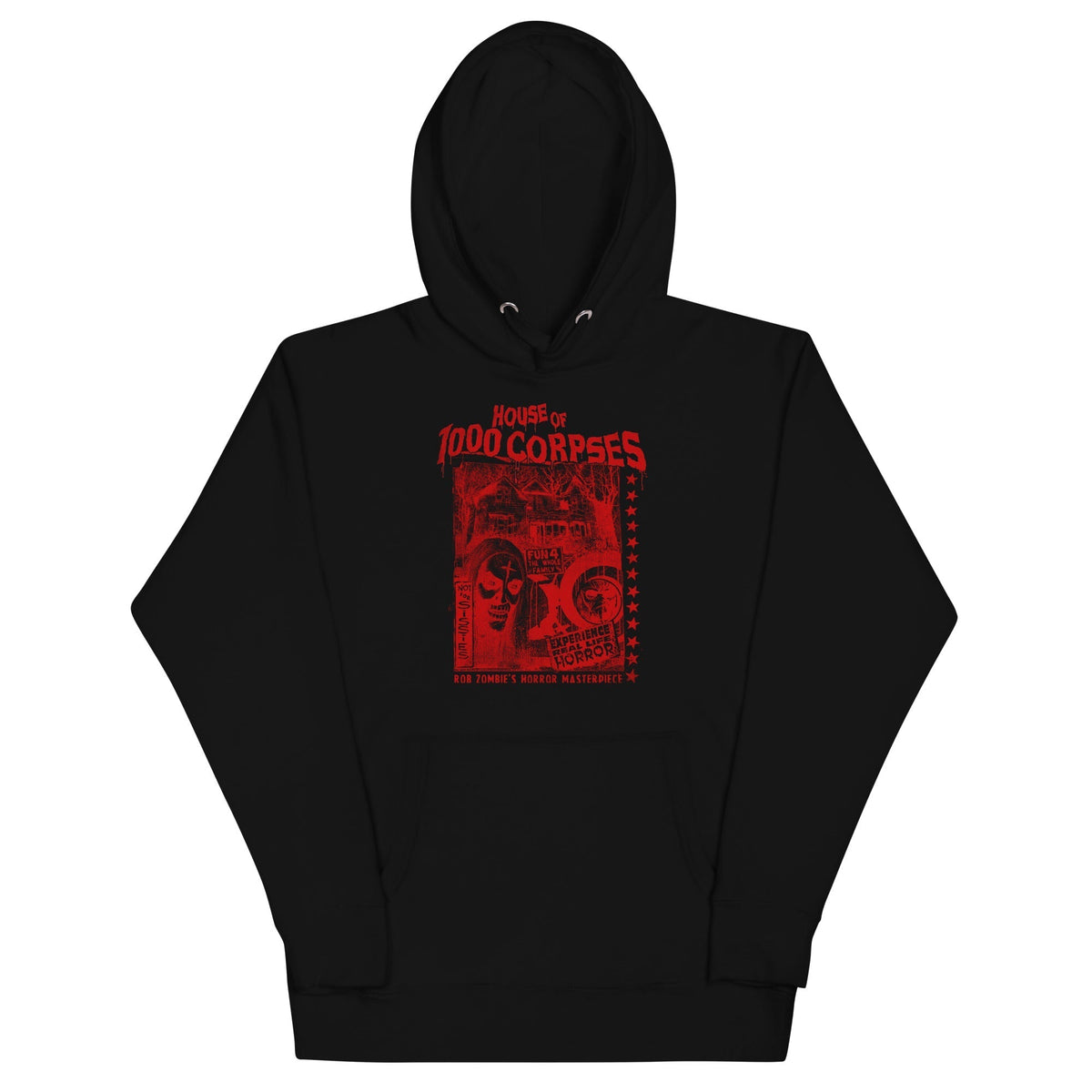 MerchMoment Rob Zombie - Red Corpses Hoodie Black