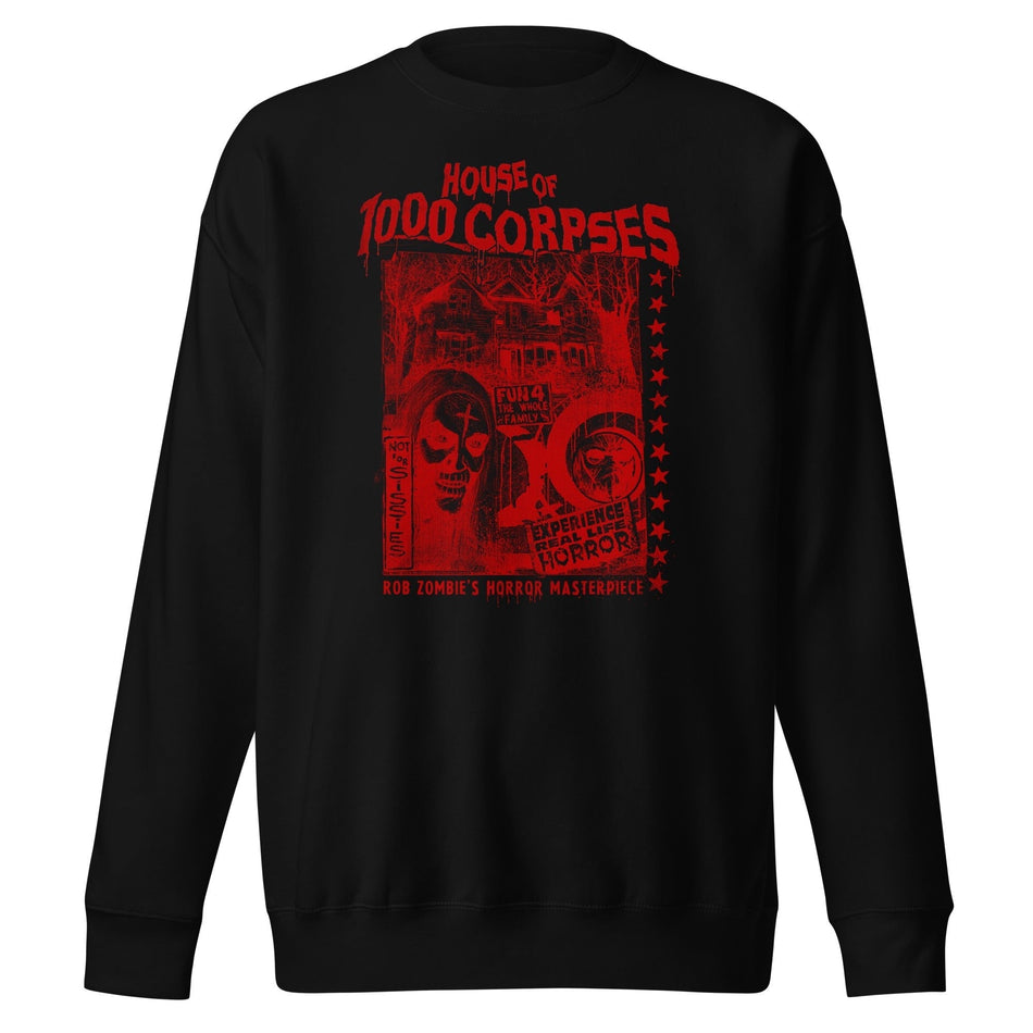 MerchMoment Rob Zombie - Red Corpses Sweatshirt Black