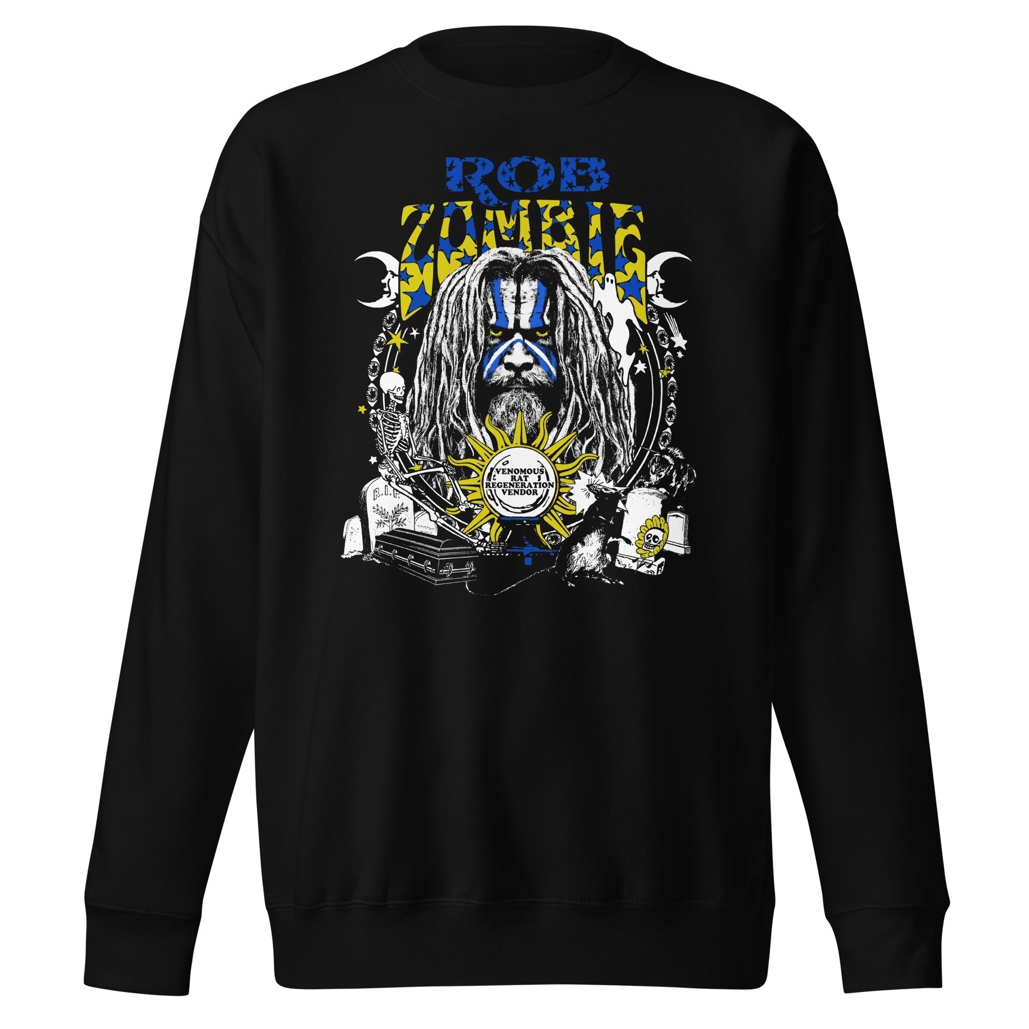 MerchMoment Rob Zombie - Venemous Rat Sweatshirt Black