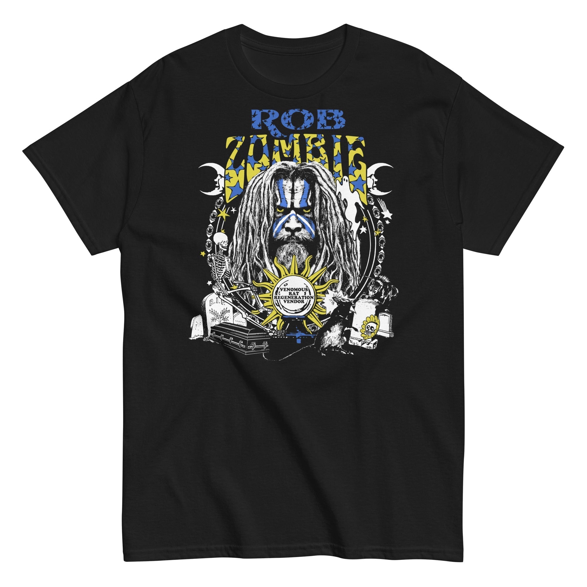 MerchMoment Rob Zombie - Venemous Rat T-Shirt Black