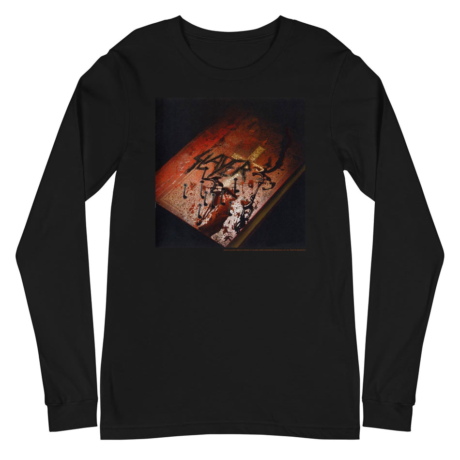MerchMoment Slayer - Bible Logo Long Sleeve T-Shirt Black