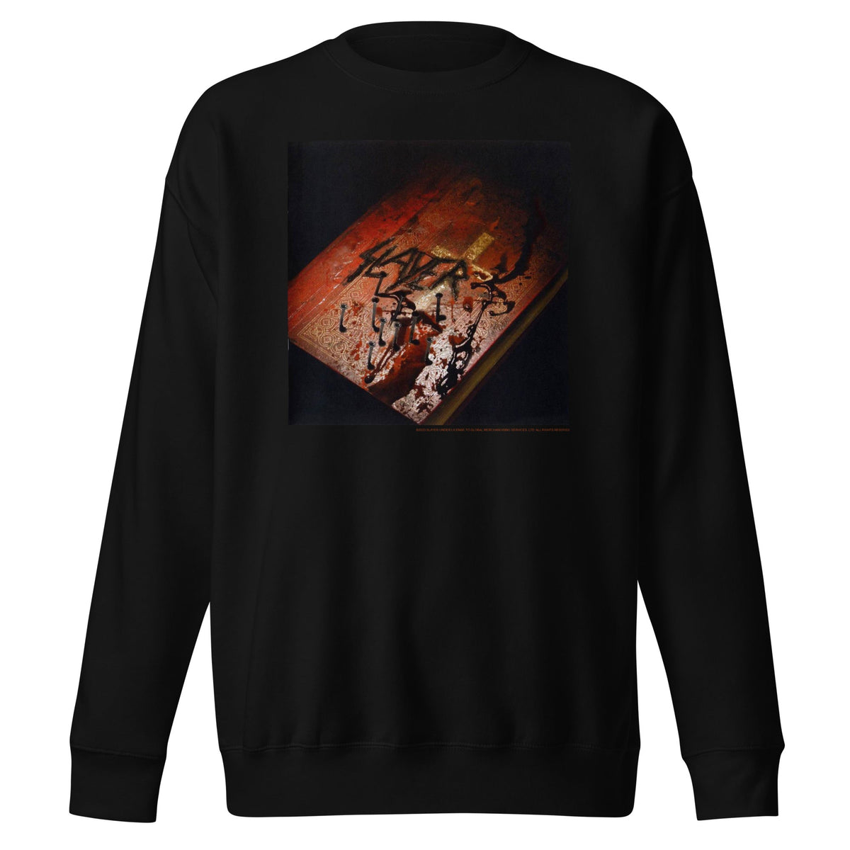MerchMoment Slayer - Bible Logo Sweatshirt Black