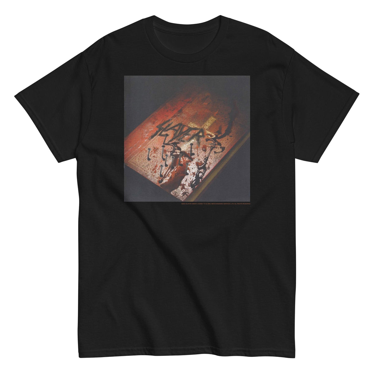 MerchMoment Slayer - Bible Logo T-Shirt Black