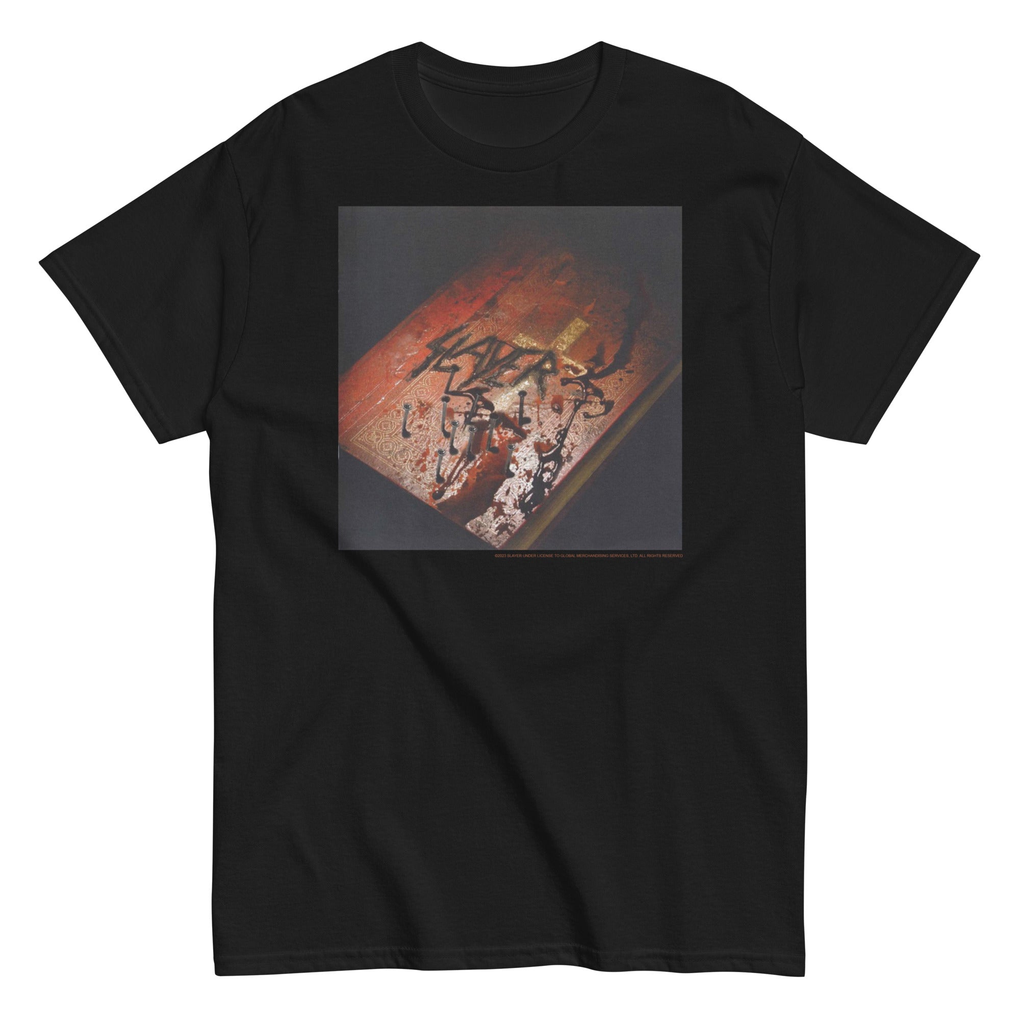 MerchMoment Slayer - Bible Logo T-Shirt Black