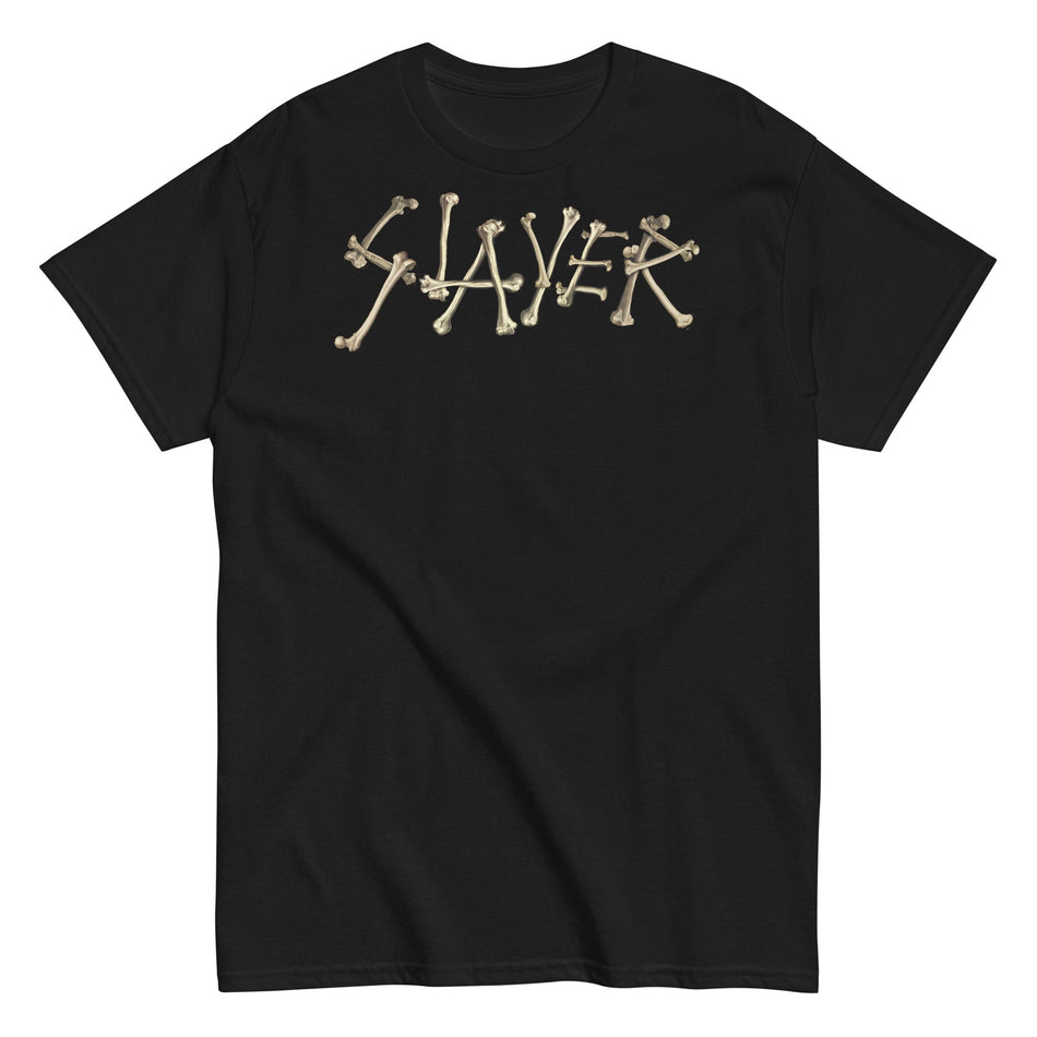 MerchMoment Slayer - Bone Logo T-Shirt Black