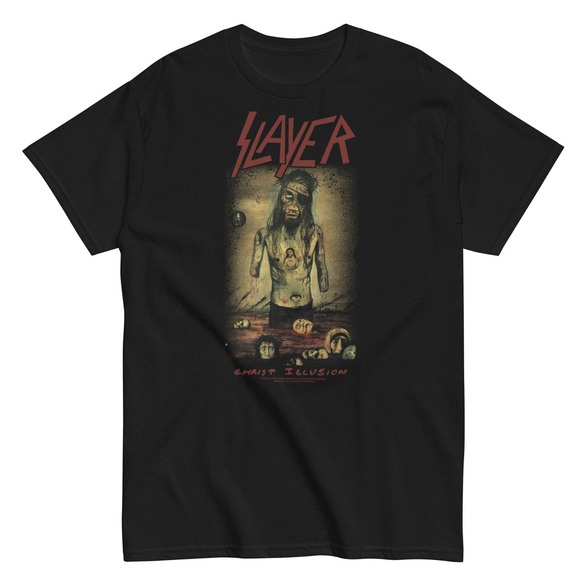 MerchMoment Slayer - Christ Illusion T-Shirt Black