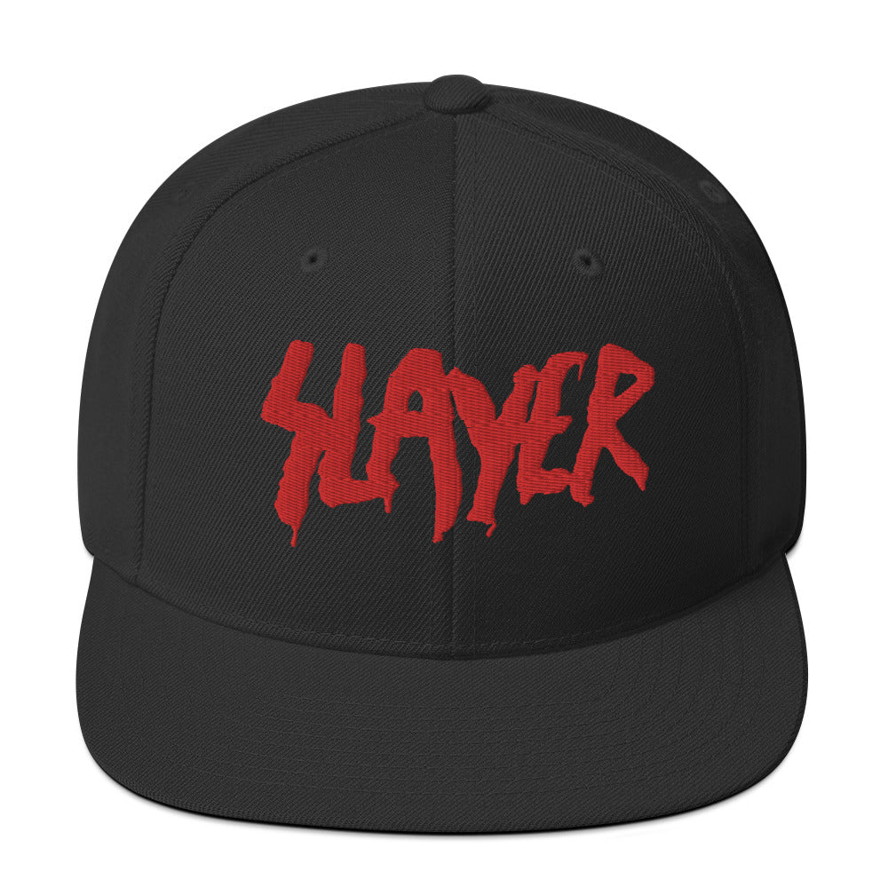 MerchMoment Slayer Drip Logo Embroidered Snapback Hat