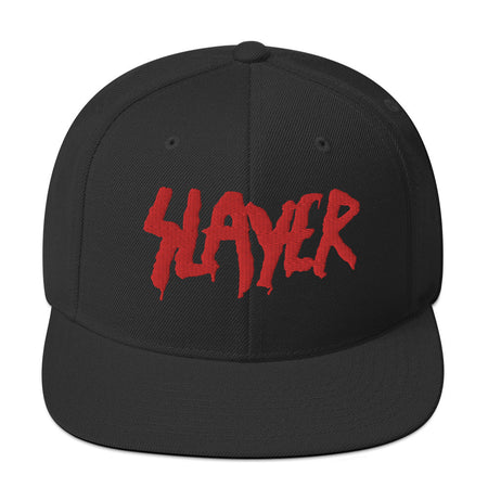 MerchMoment Slayer Drip Logo Embroidered Snapback Hat