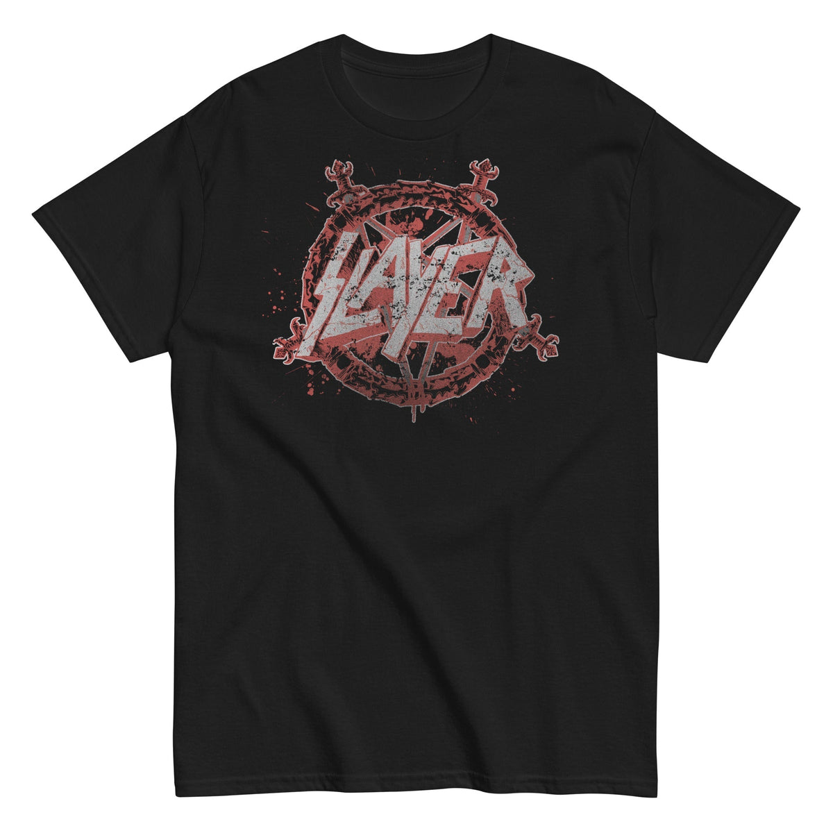 MerchMoment Slayer - Drip Logo T-Shirt Black