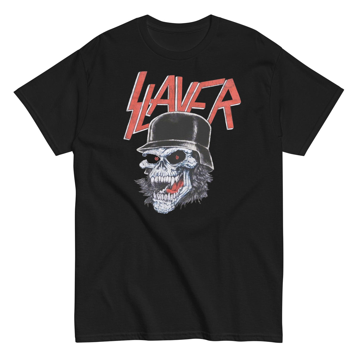 MerchMoment Slayer - Helmet Skull T-Shirt Black