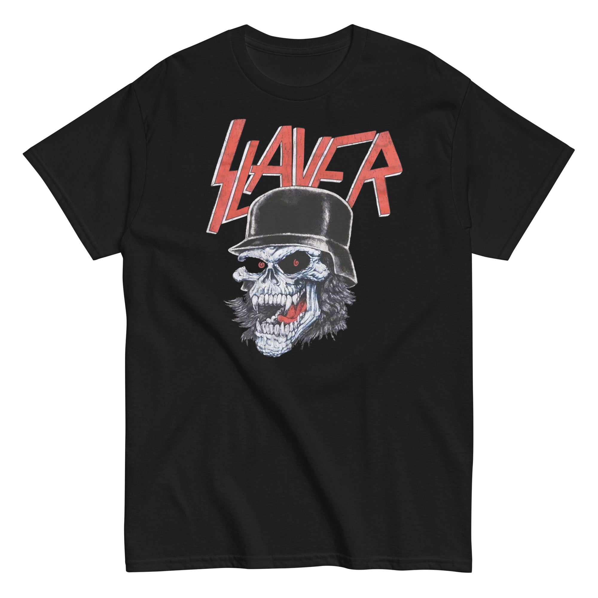 MerchMoment Slayer - Helmet Skull T-Shirt Black