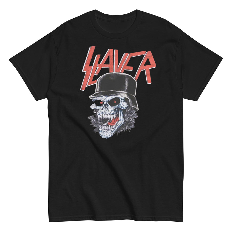 MerchMoment Slayer - Helmet Skull T-Shirt Black