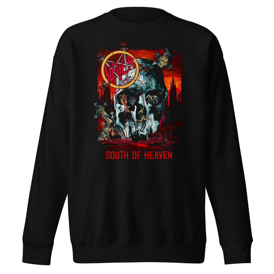 MerchMoment Slayer - South Skull Sweatshirt Black