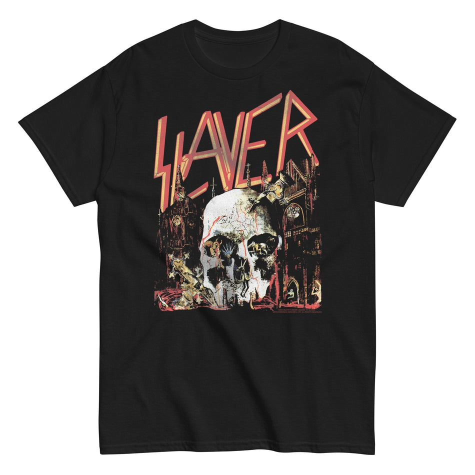 MerchMoment Slayer - South Skull T-Shirt Black