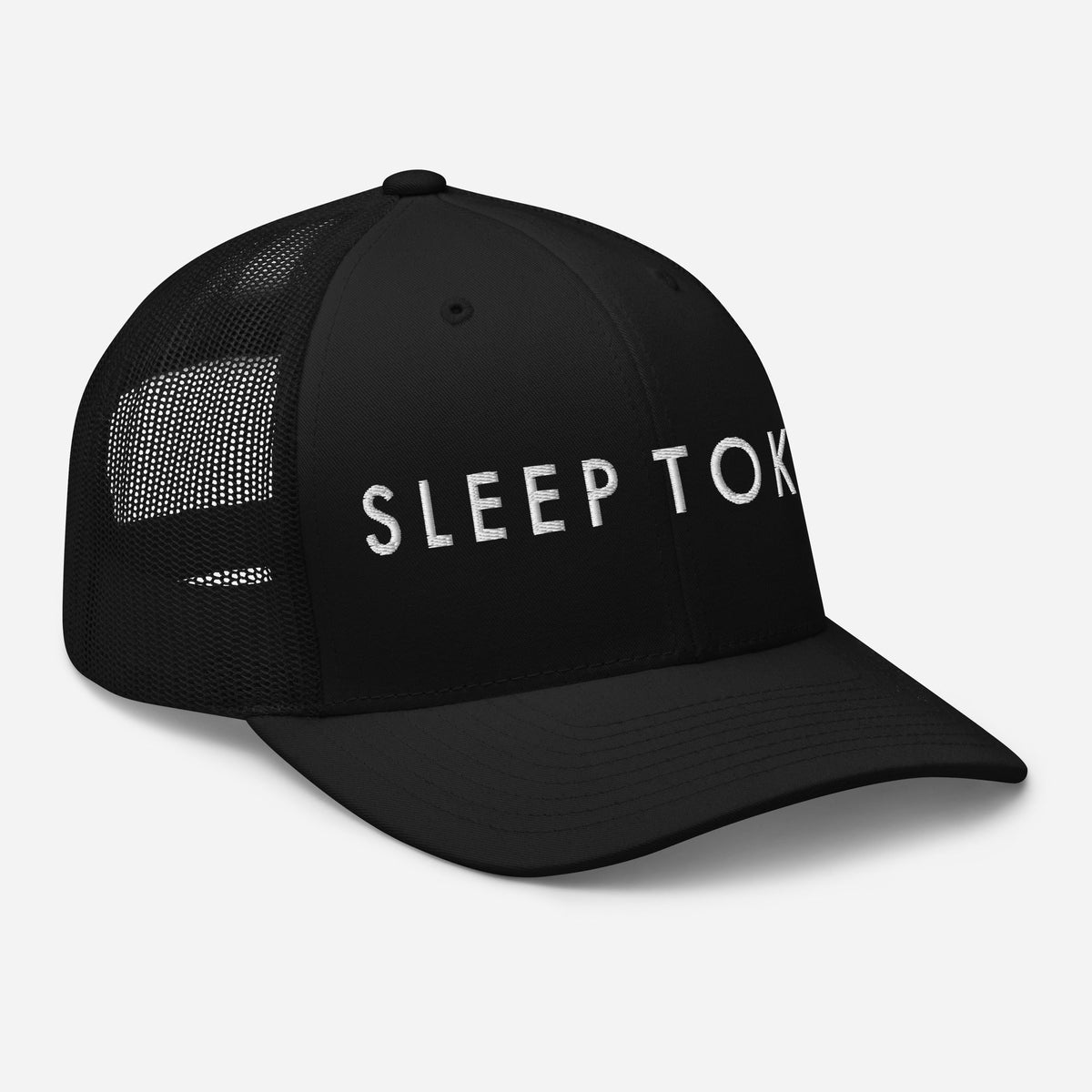 MerchMoment Sleep Token Classic Logo Embroidered Trucker Hat
