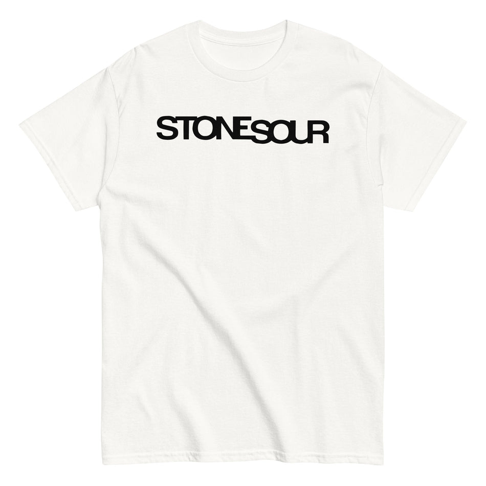 MerchMoment Stone Temple Pilots - Black StoneSour T-Shirt White