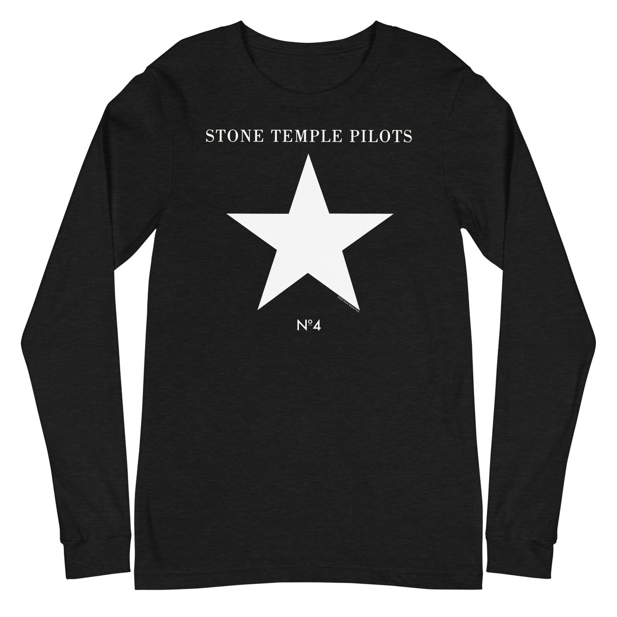 MerchMoment Stone Temple Pilots - No. 4 Long Sleeve T-Shirt Black