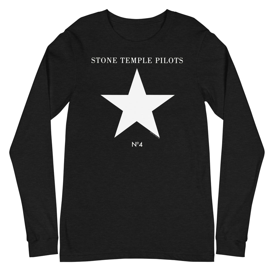 MerchMoment Stone Temple Pilots - No. 4 Long Sleeve T-Shirt Black