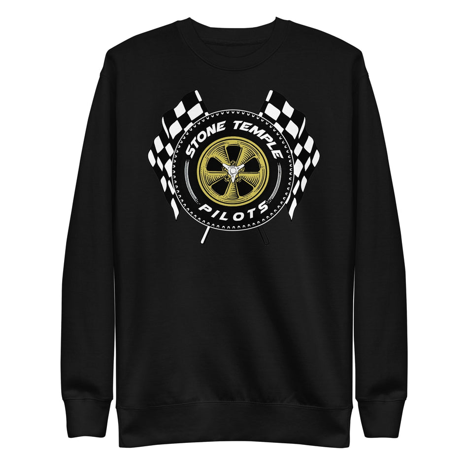 MerchMoment Stone Temple Pilots - Racing Tire Sweatshirt Black