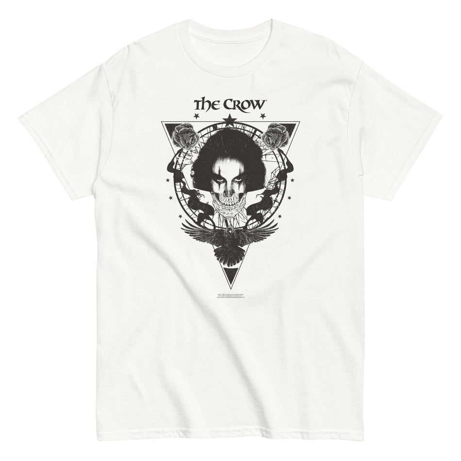 MerchMoment The Crow - Badge Emblem T-Shirt White