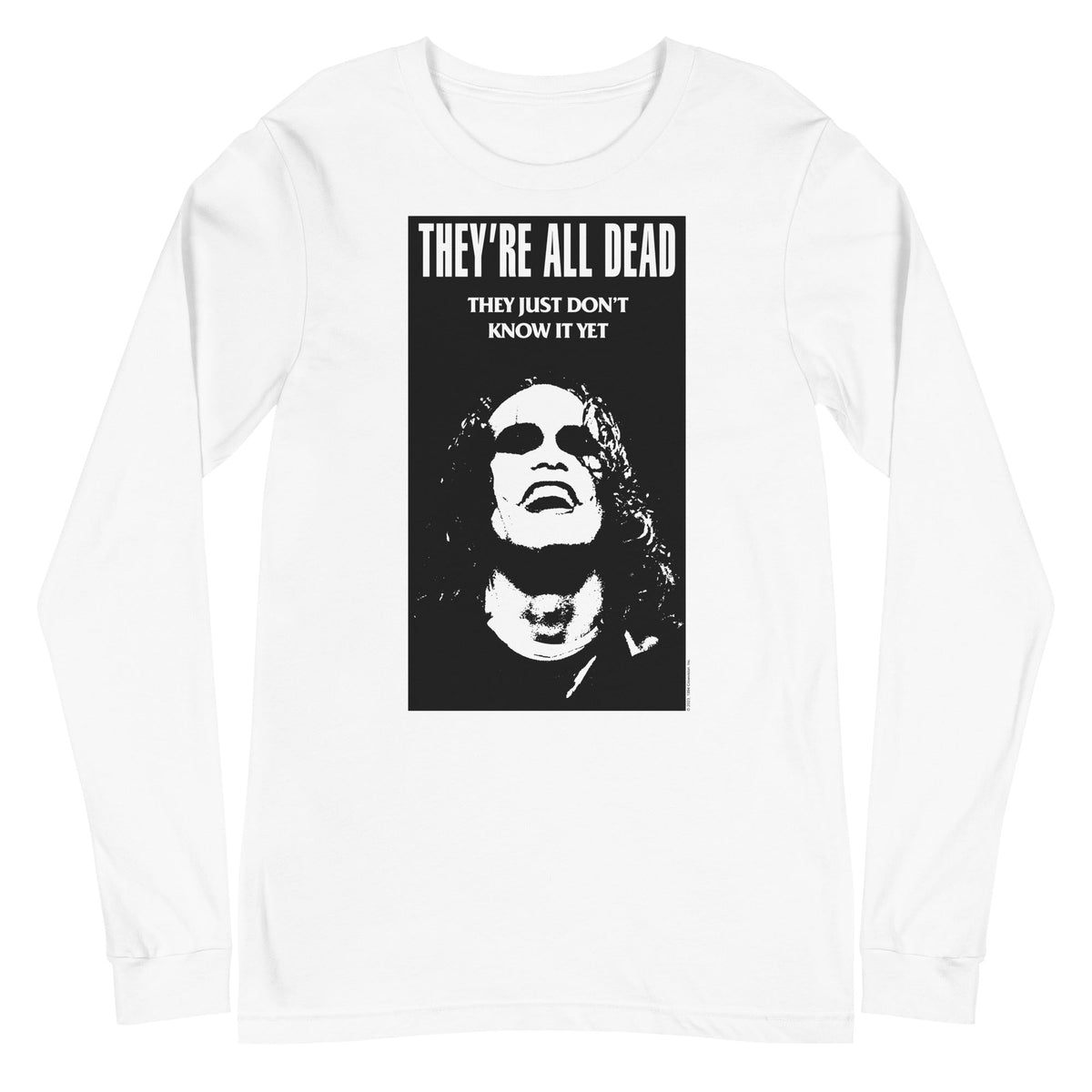 MerchMoment The Crow - Dead Movie Poster Long Sleeve T-Shirt White
