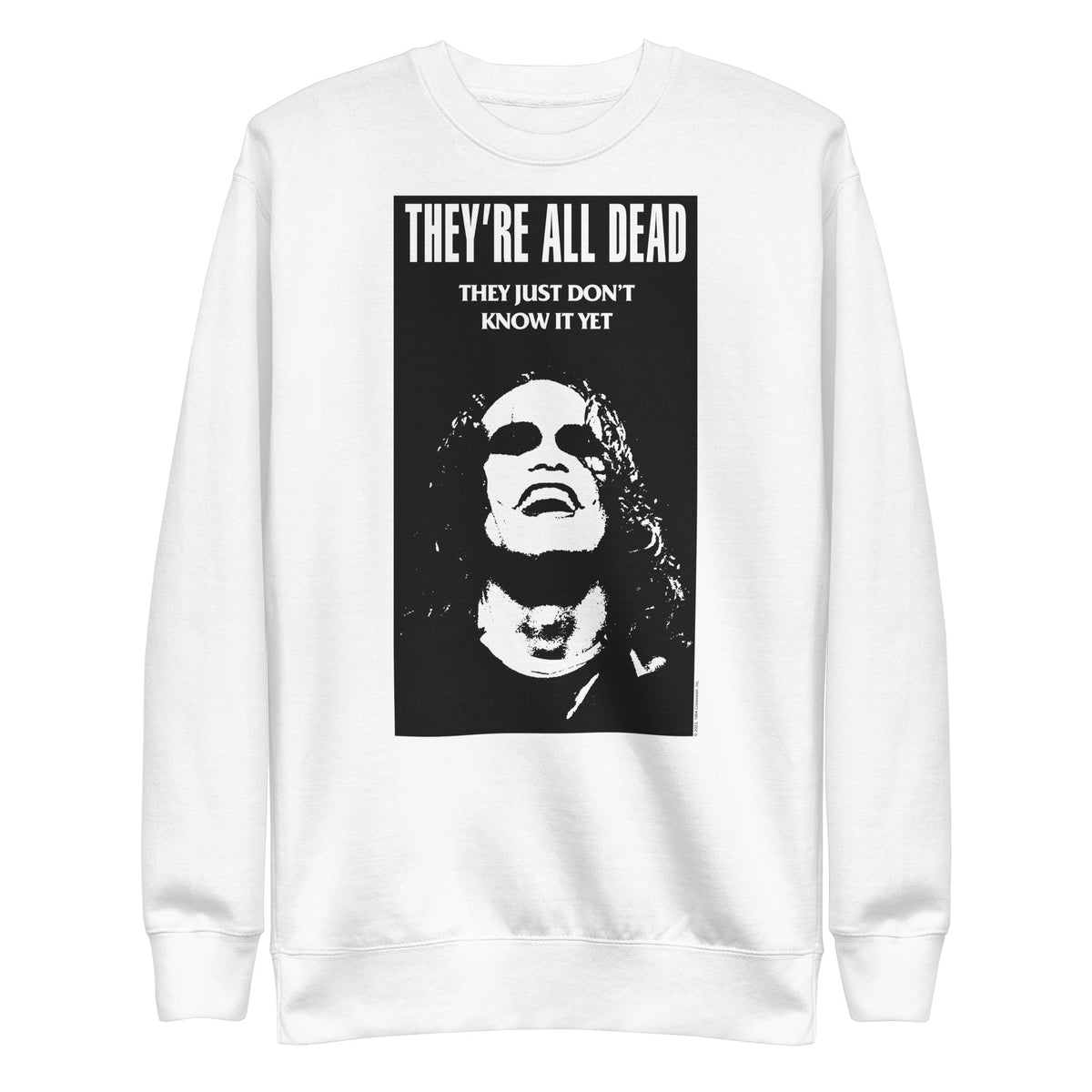 MerchMoment The Crow - Dead Movie Poster Sweatshirt White