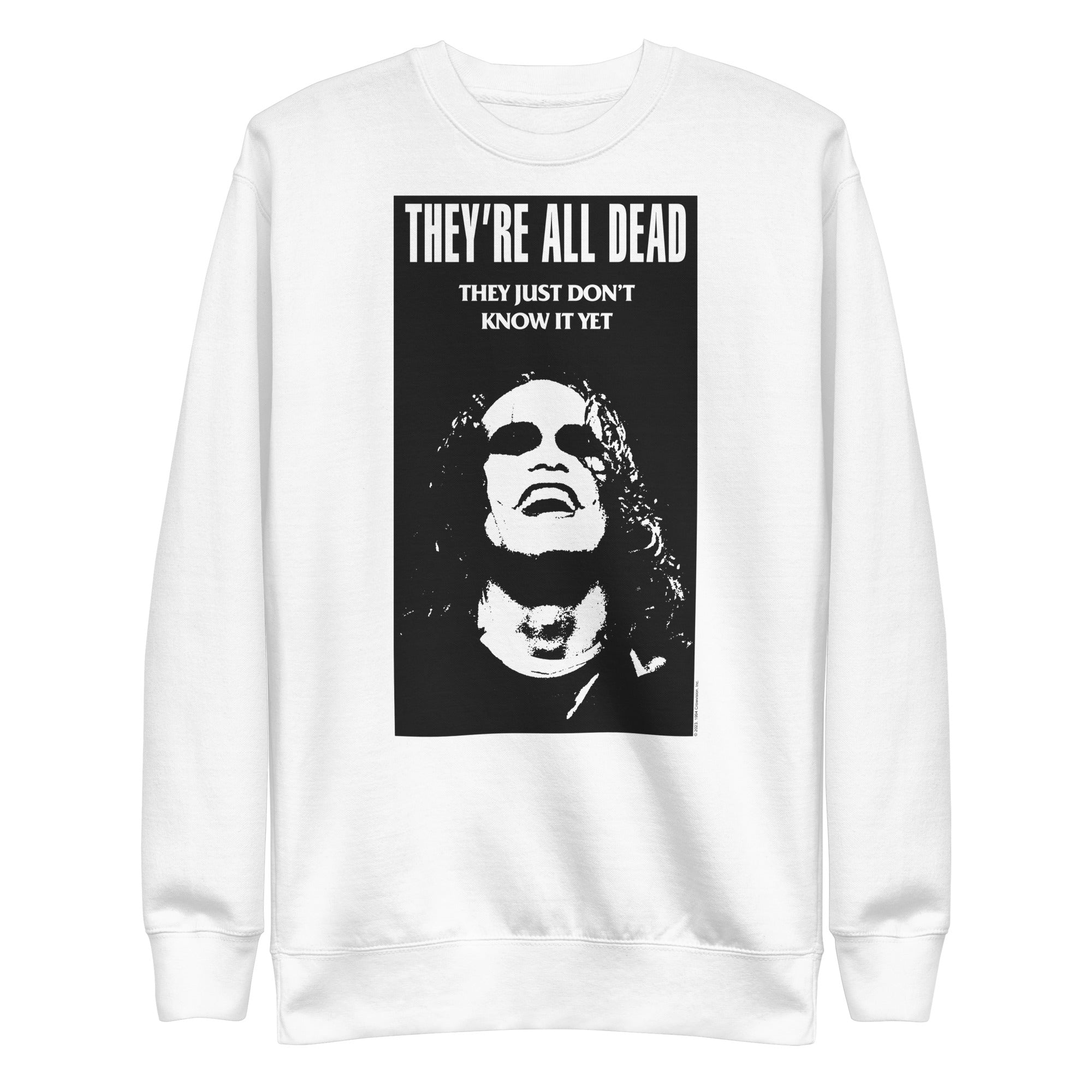 MerchMoment The Crow - Dead Movie Poster Sweatshirt White
