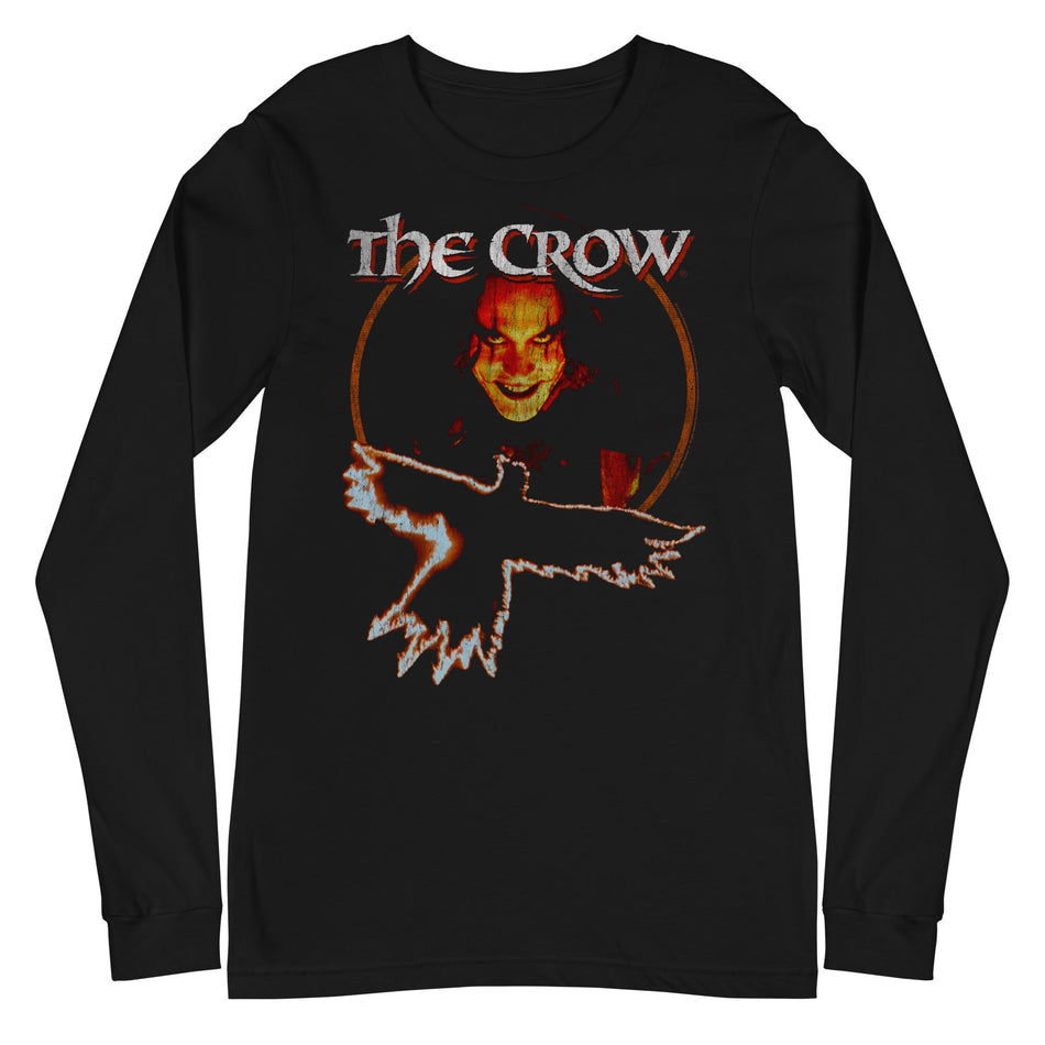 MerchMoment The Crow - Flying Long Sleeve T-Shirt Black