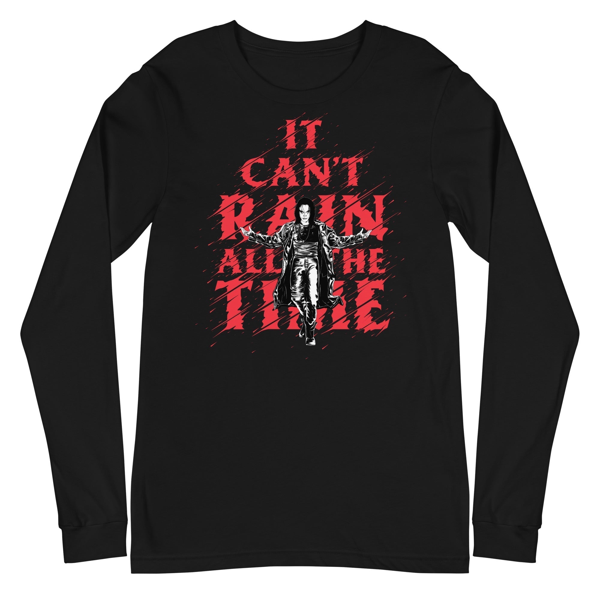 MerchMoment The Crow - It Can't Rain All the Time Long Sleeve T-Shirt Black