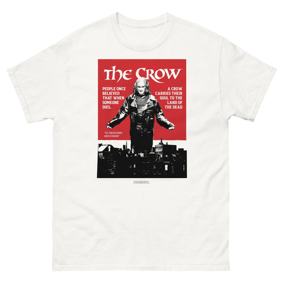MerchMoment The Crow - Movie Poster T-Shirt White