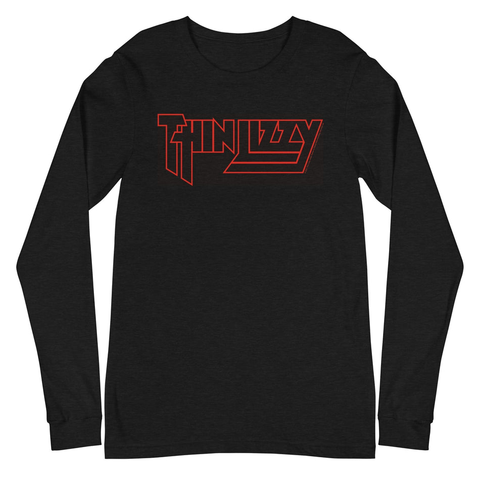 MerchMoment Thin Lizzy - Classic Logo Long Sleeve T-Shirt Black