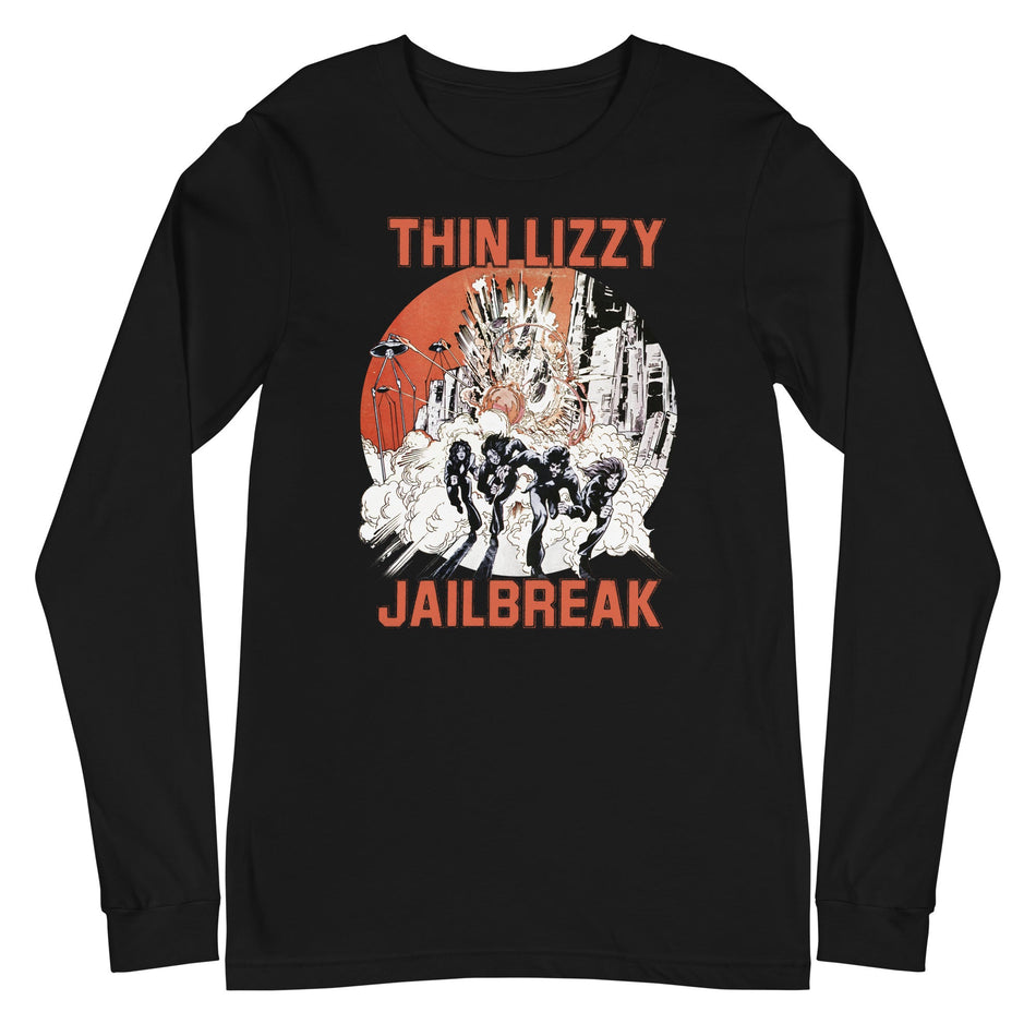 MerchMoment Thin Lizzy - Jailbreak Long Sleeve T-Shirt Black