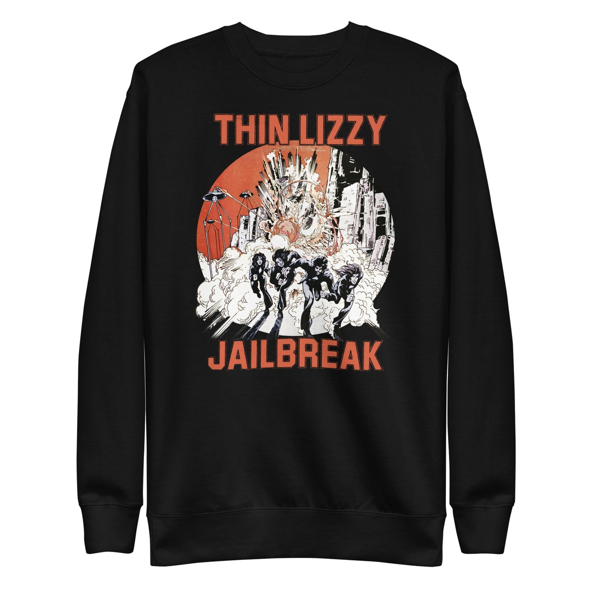 MerchMoment Thin Lizzy - Jailbreak Sweatshirt Black