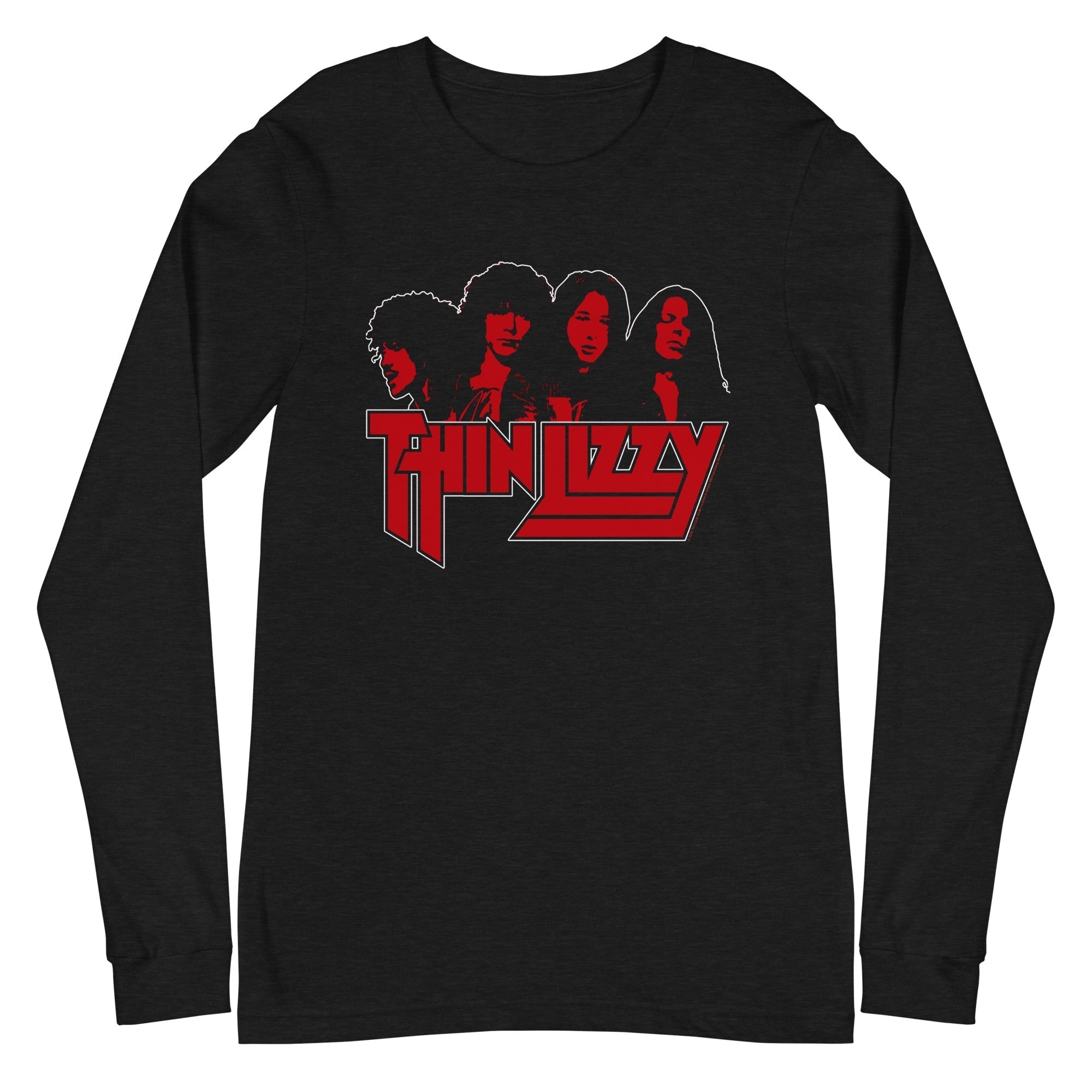 MerchMoment Thin Lizzy - Profile Long Sleeve T-Shirt Black