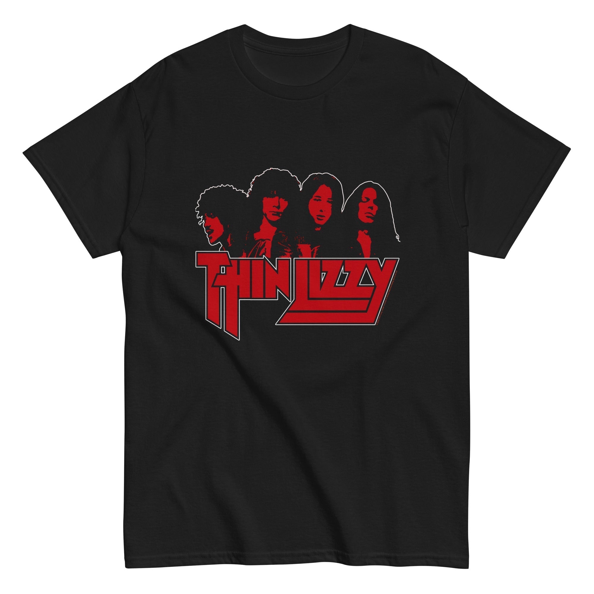 MerchMoment Thin Lizzy - Profile T-Shirt Black