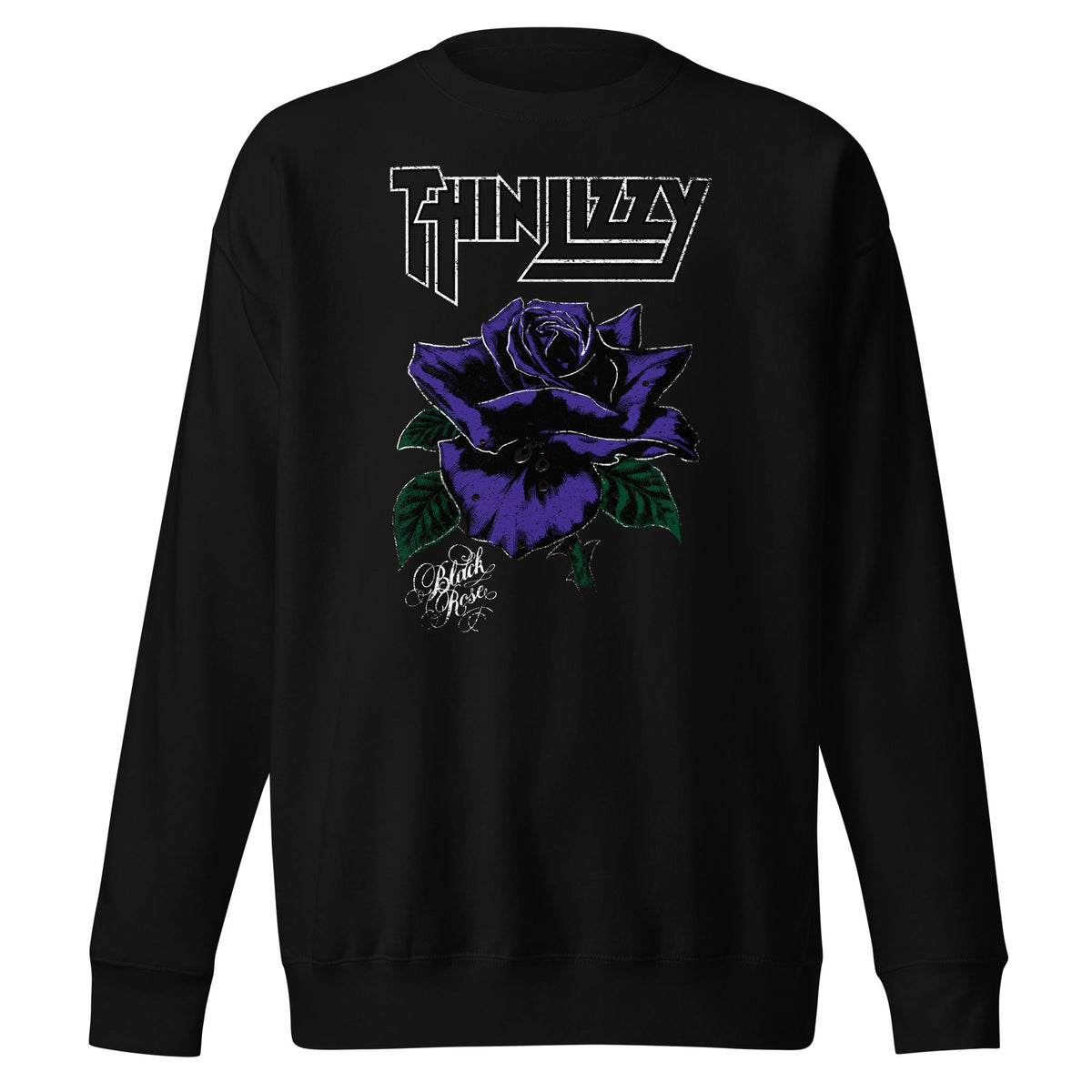 MerchMoment Thin Lizzy - White Outline Sweatshirt Black